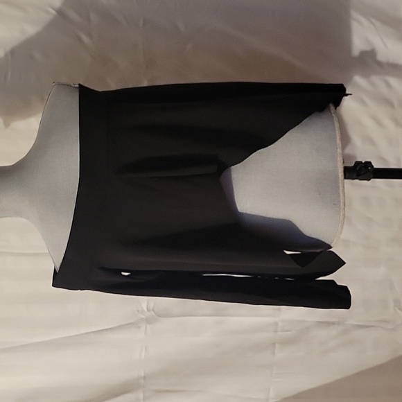 ZARA Basic Collection Woman's Black Off the Shoulder Asymmetric Hem Top, Size: S - Picture 5 of 9